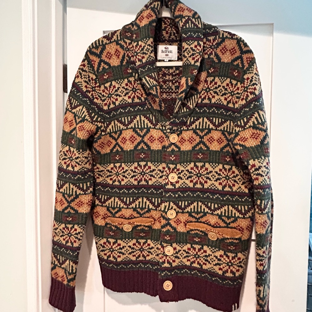 Bellfield B Husky Cross Men's Shawl Collar Cardigan